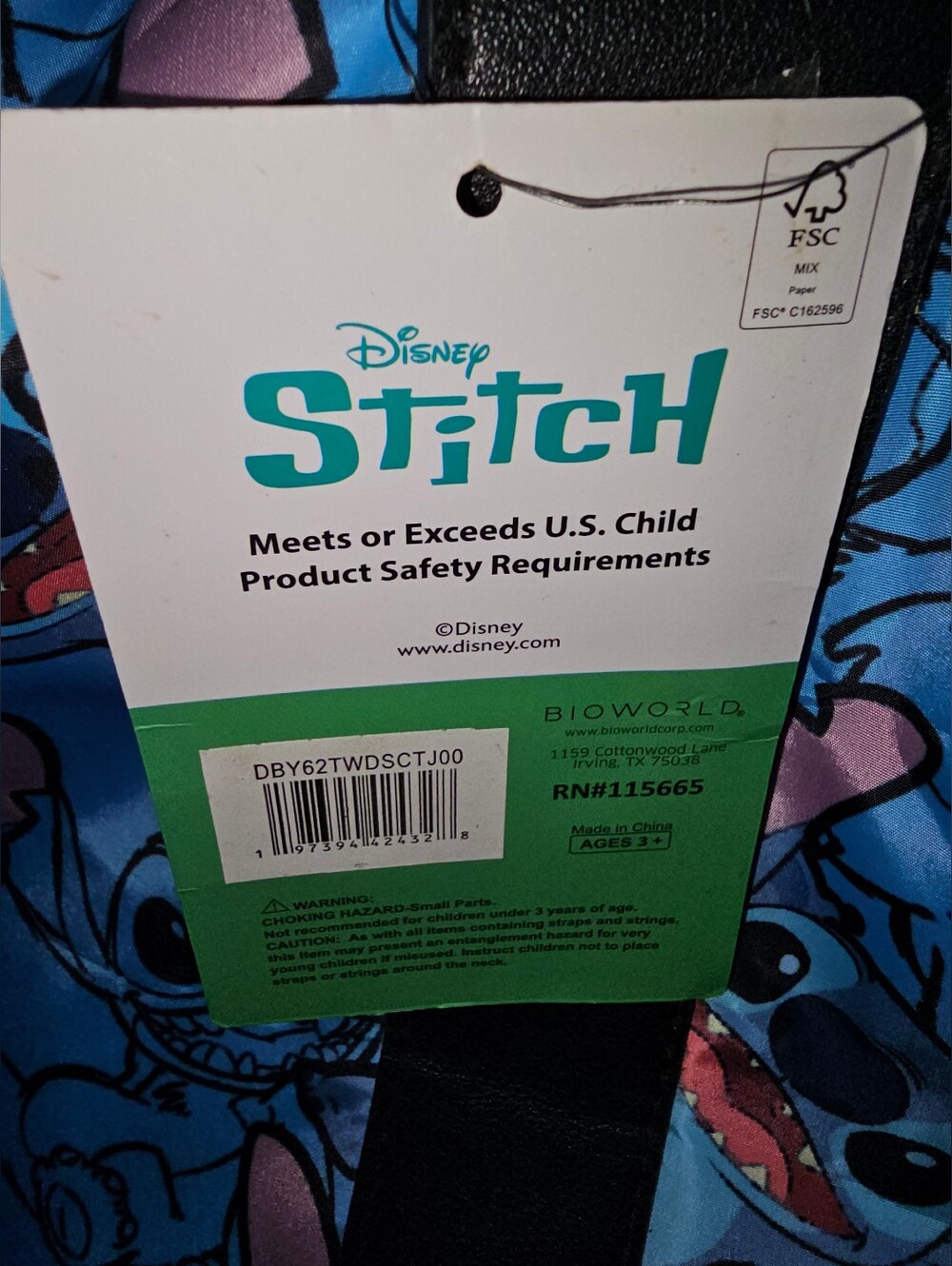 SOLD Disney Stitch Rolling Duffel Bag NWT - Picture 3 of 11